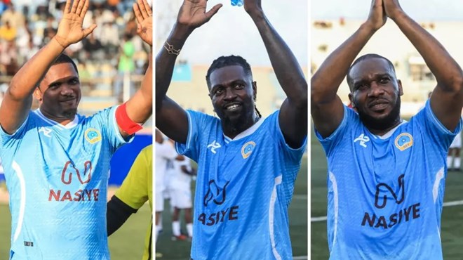 Football in Somalia: Legends Adebayor, Eto’o and Okocha bring hope to Mogadishu
