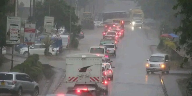 Kenya met lists Nairobi among 6 regions to receive heavy rains for next 7 days
