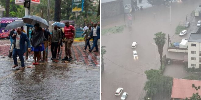 Kenya Met lists Nairobi & Mombasa among counties to receive rains for next 5 days