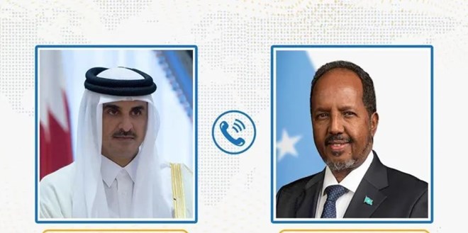 Somali President holds phone talks with Qatari and Turkish leaders on development cooperation