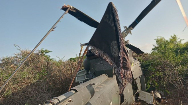 Al-Shabaab seizes a Burundian helicopter after emergency landing in Middle Shabelle region