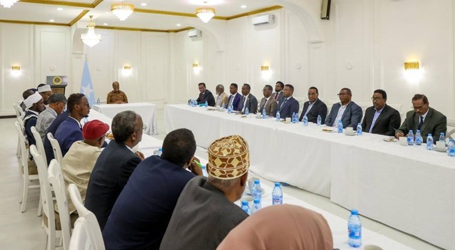 President Mohamud meets political party leaders ahead of June National Consultation Forum
