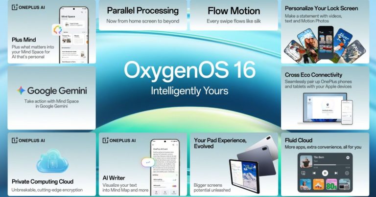 OnePlus reveals OxygenOS 16, an AI-first evolution with a few Apple surprises