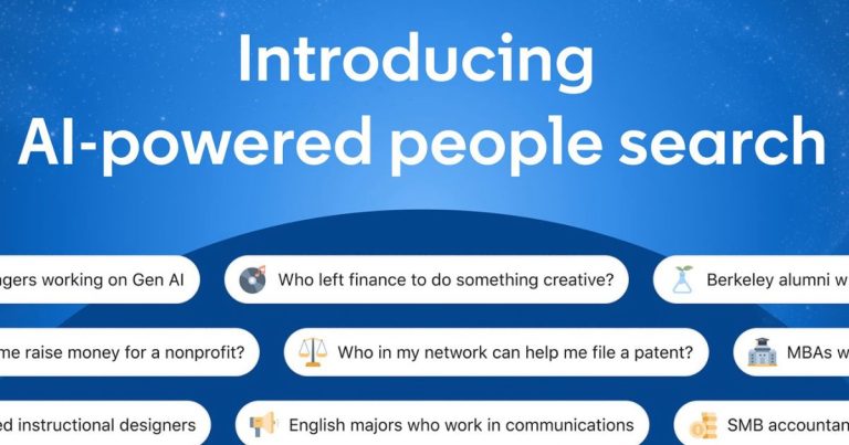 LinkedIn turns search into a targeted AI chat to grow your network