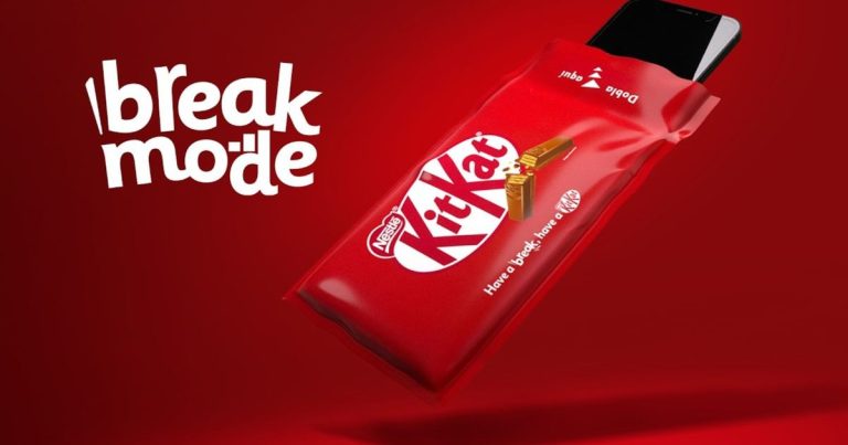 KitKat has a special chocolate wrapper that cuts off your phone from the outside world